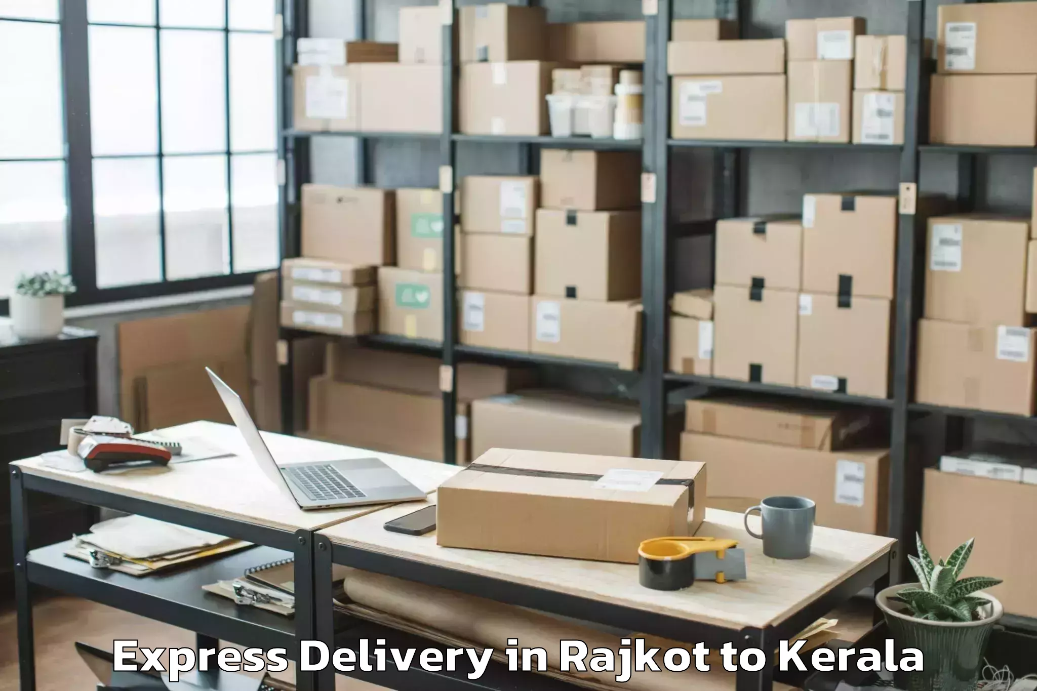 Efficient Rajkot to Marayoor Express Delivery